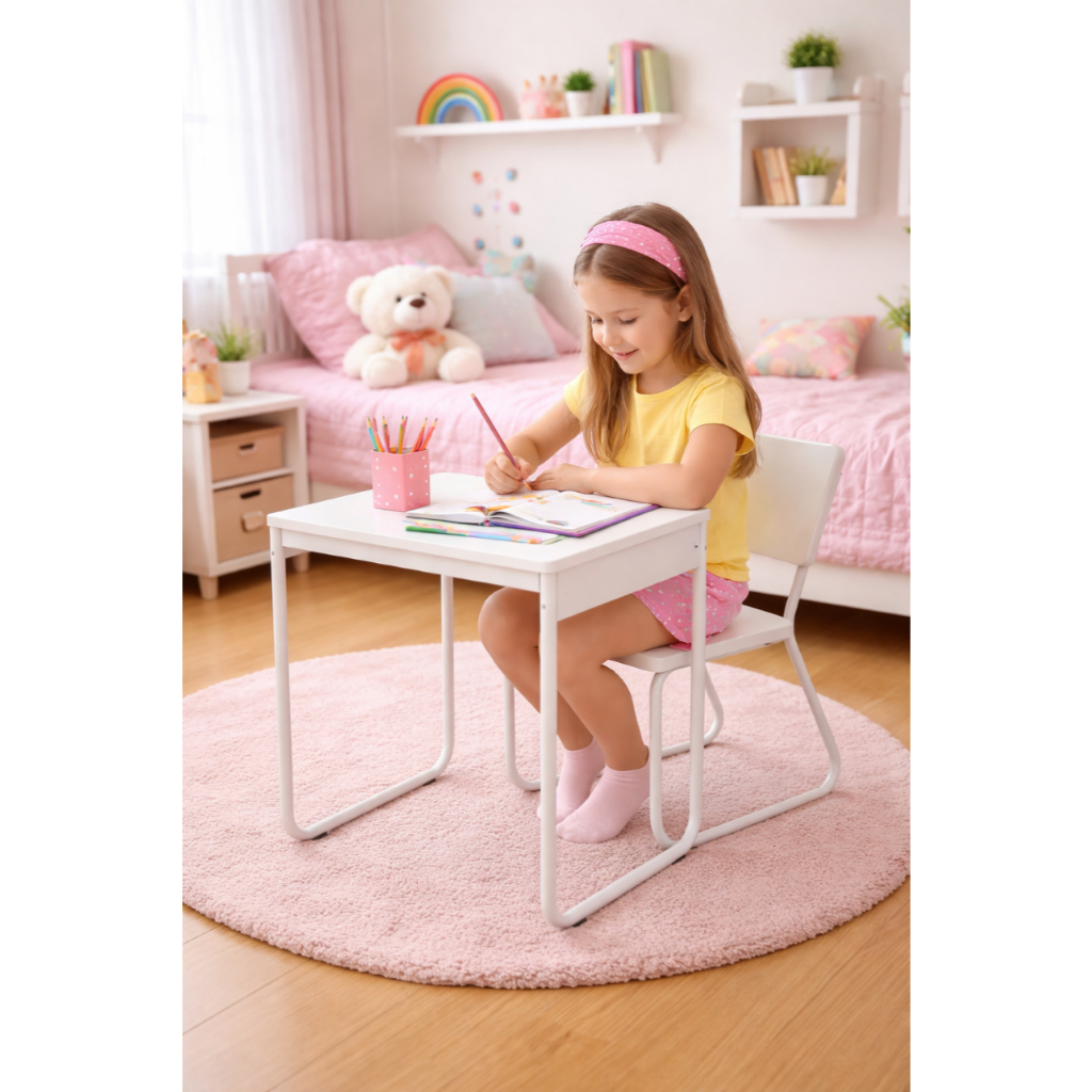 Mesa e Cadeira Infantil Mônaco – Ideal para Estudo e Brinca