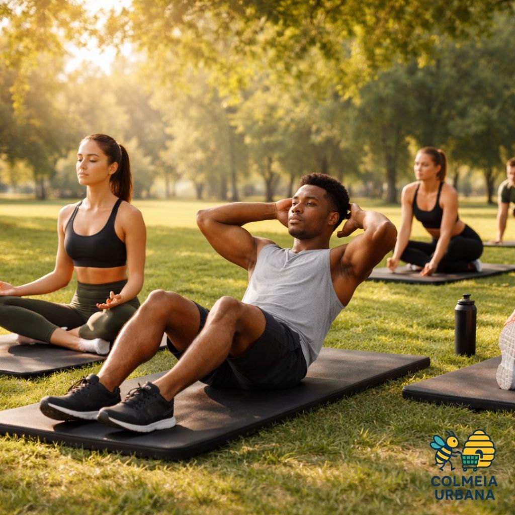 Detalhes do Colchonete Academia Profissional 90x40x3 Alta Densidade Fitness Yoga Pilates Treino Escolar