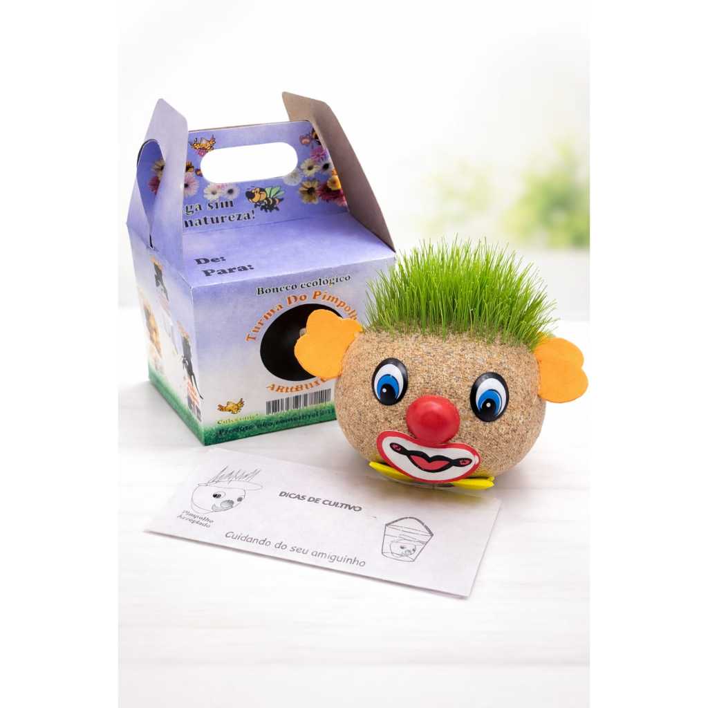 Boneco Ecológico Palhacinho