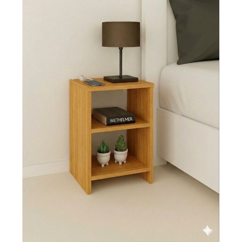 Mesa de Cabeceira nicho quarto sala 100% MDF Madeirado médio