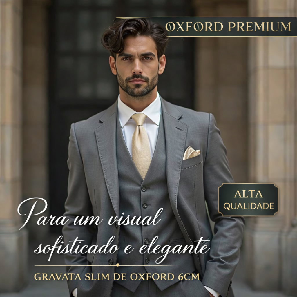 Gravata masculina Bege slim padrinho R$11,90 acima de 4 unidades - Padrinho casamento