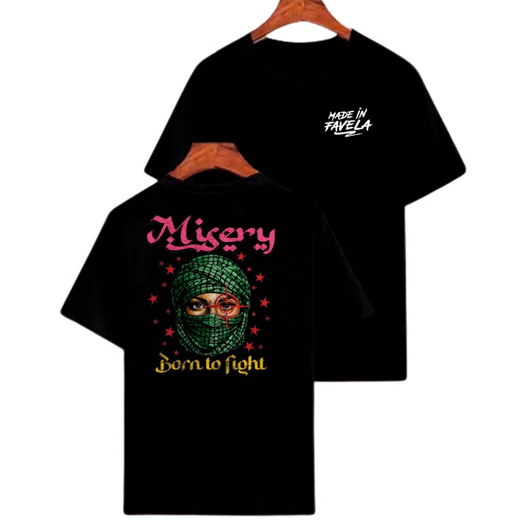 Camiseta t-shirt preta algodão made in favela- a favela venceu Sabotagem hap - hip hop
