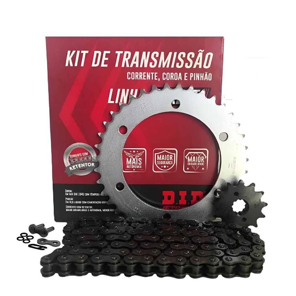 Kit Relação Honda Xre300 2009 A 2021 Did Completa Com Retentor