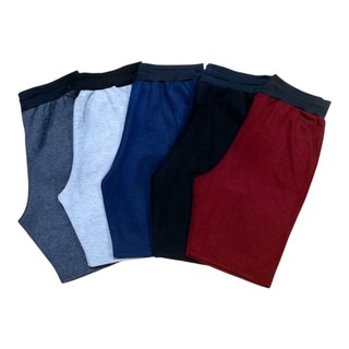 Kit 5 Bermudas Moletom Academia Treino 100% Confortável 2 Bolsos Algodão