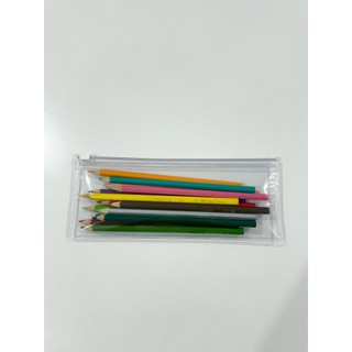 Kits Estojo Zip Zap 23x9,5 Transparente Cristal