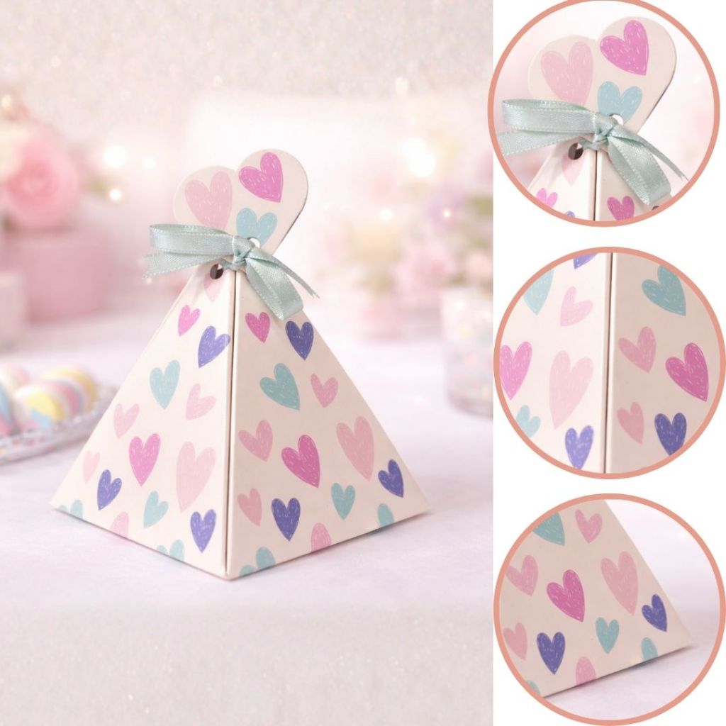 10 CAIXA PARA DIA DAS MÃES PIRÂMIDE AMOR EM CORES 4377 ( DIA DAS MÃES IDEIA 2026 ) OUTLET