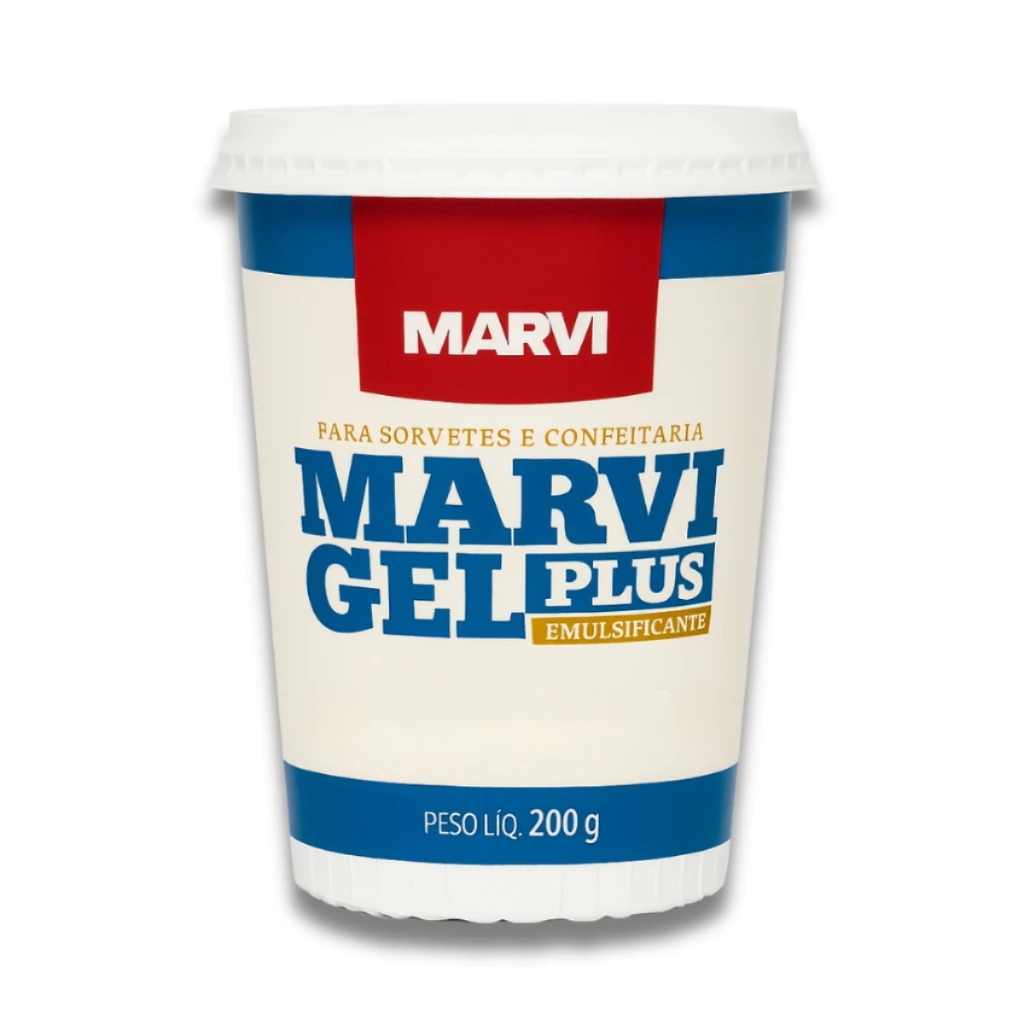 Emulsificante Gel Plus 200g Marvi Uso Profissional Para Bolos e Sorvetes