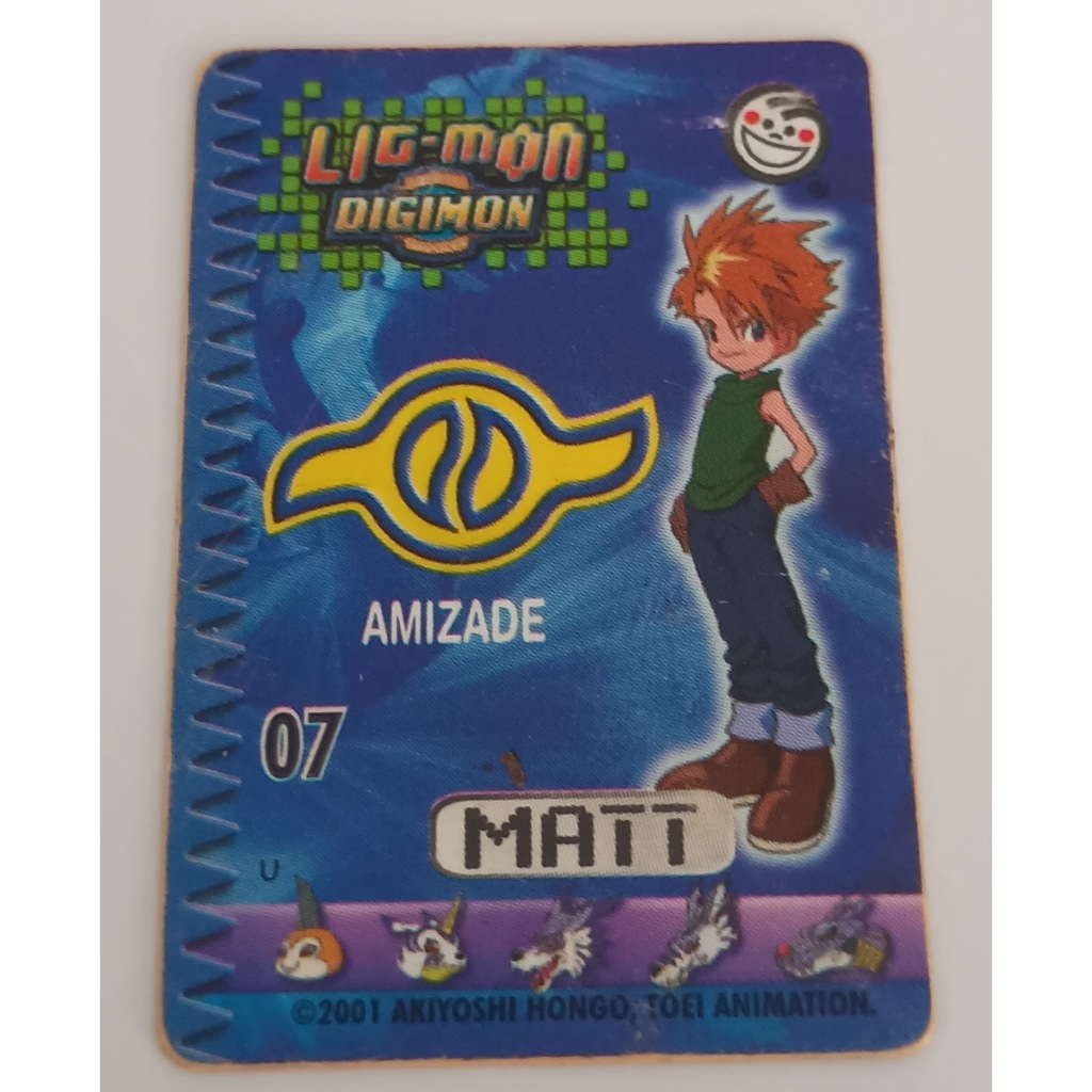 Card - Lig-mon Digimon - Matt (Original de Época)