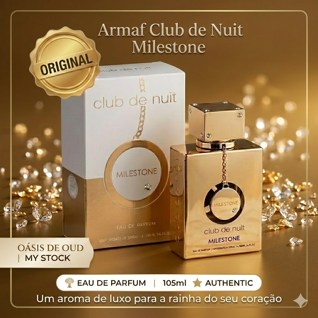 Armaf Club de Nuit Milestone 105ml EDP – Perfume Unissex Original, Fresco Marinho e Elegante com Alta Fixação em Oferta na Shopee