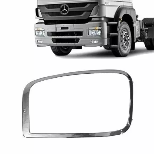 KIT PAR Moldura  Farol Mb Axor 1933 2644 2036 2040 2005 a 2019 Lado Direito E esquerdo 9408851022 - 9408850922