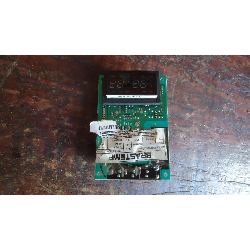 placa painel microondas brastemp bms25abna mel001  ver2.2 110 volts usado