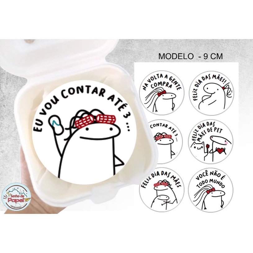 apel Arroz Mini Bento Cake Flork Dia das mães - Marmita com 9,5 cm / (CORTADOS) Lembrancinha Dia Das Mães
