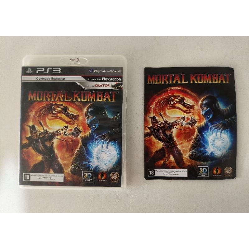 Jogo Mortal Kombat original para PS3