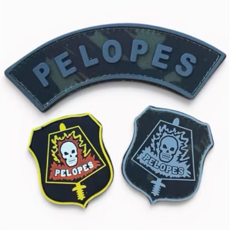 Tarjeta/Brevê emborrachada Pelopes Camuflada/ Colorido