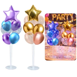 Suporte Chão Para Balão Bexiga De Chão 70cm 7 Hastes