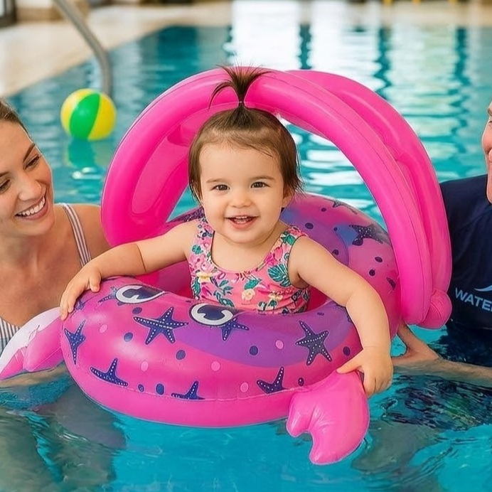 Bote Infantil Caranguejo Boia para bebê Picina