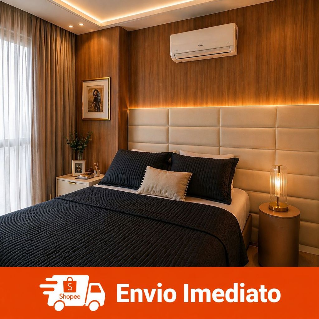 KIT 20 Placas Cabeceira Estofada Modular Painel Luxo Casal Queen Conforto Premium Fácil Instalação