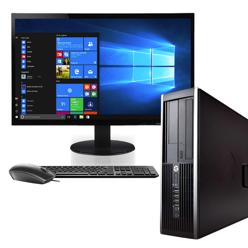 Computador HP core-i5 wi-fi HD 500/1tb + monitor 19' polegadas + kit teclado mouse caixa de som usb**ENVIO IMEDIATO