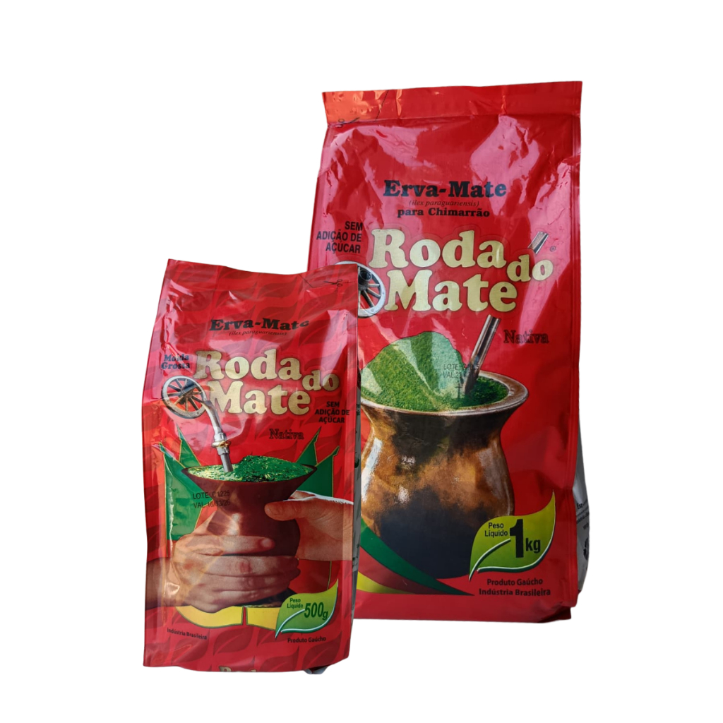 Erva Mate Para Chimarrão Roda Do Mate (MOÍDA GROSSA) 1Kg e 500g