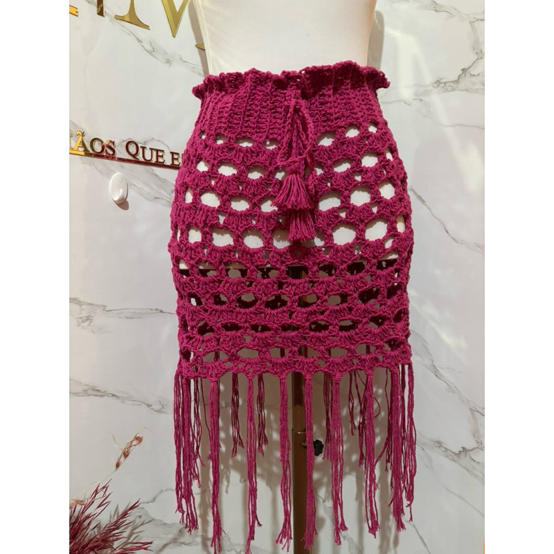 saída de praia Croche com franjas/saida de praia croche