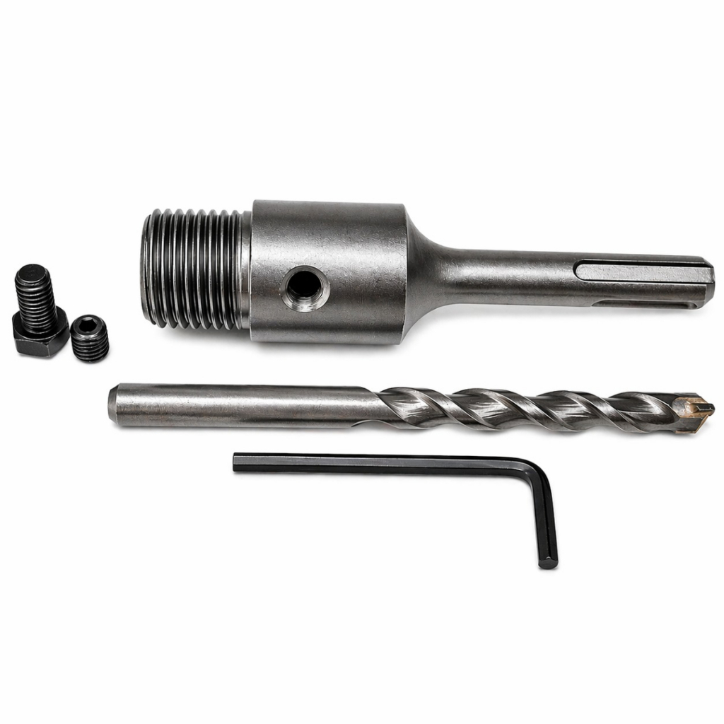 Haste Extensora para Serra Copo 11cm x 22mm SDS Plus – Titanium Platina