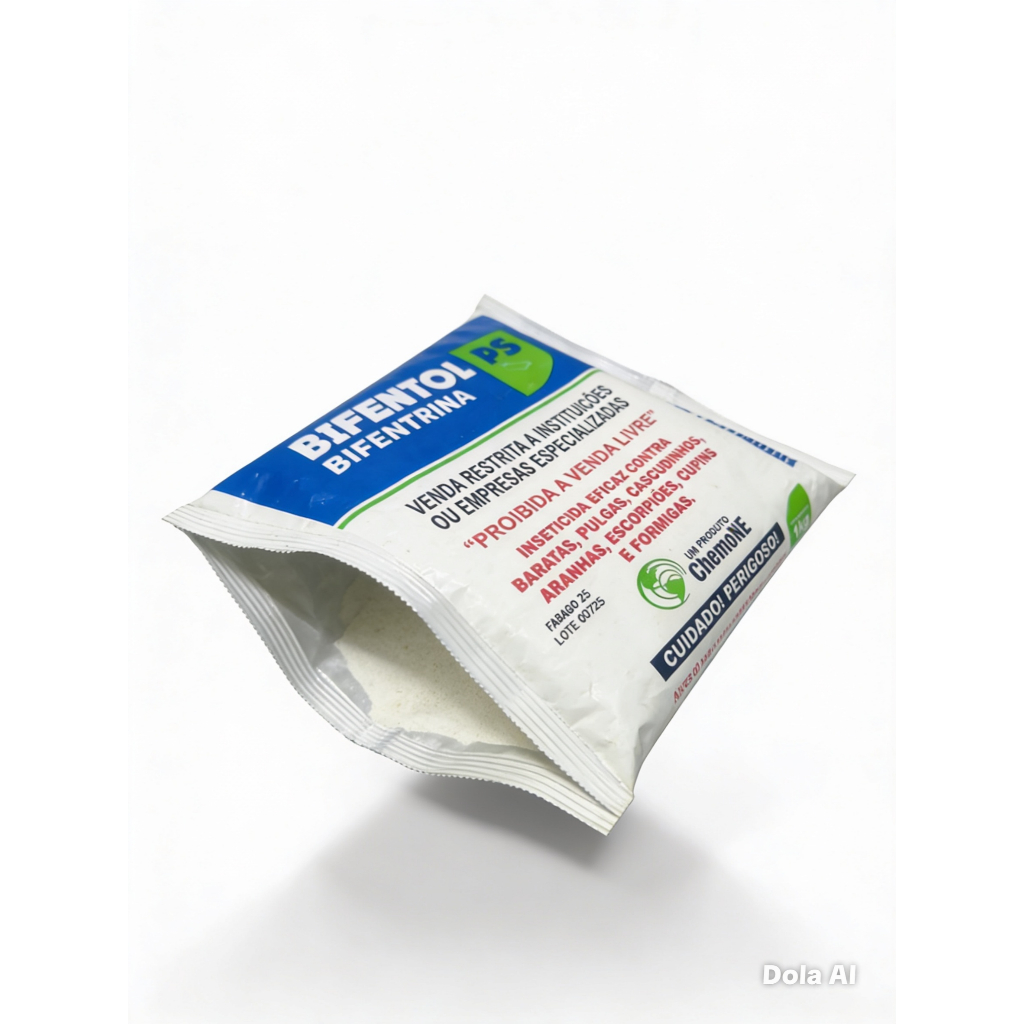 Bifentol PS 1kg - Inseticida em Pó Seco p/ Áreas Elétricas - Foco em Escorpião,Cupim,Aranhas e etc.