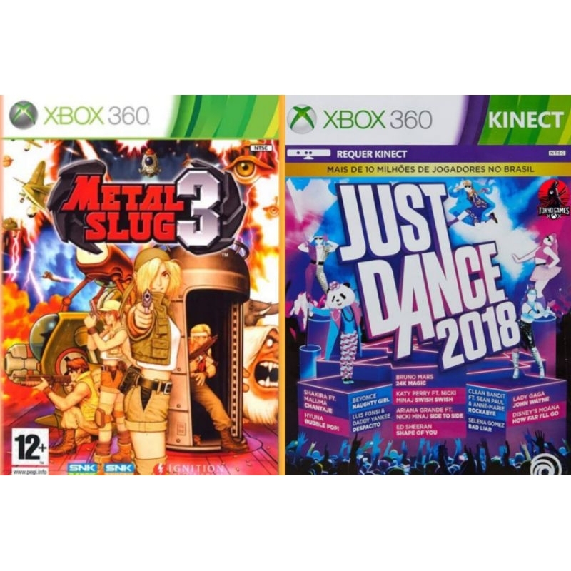 Just dance 2018 + Metal slug 3 xbox 360 bloqueado Baixe direto em seu videogame