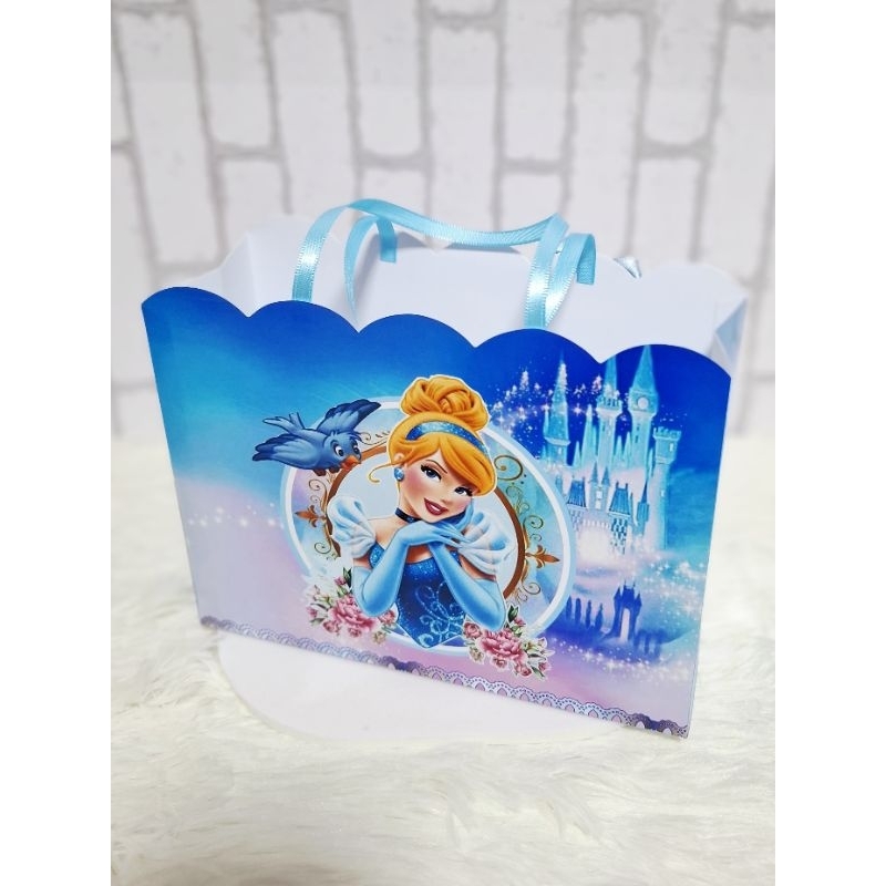 PEGUE E MONTE - Kit Sacolinhas Surpresa Personalizada Lembrancinha Cinderela