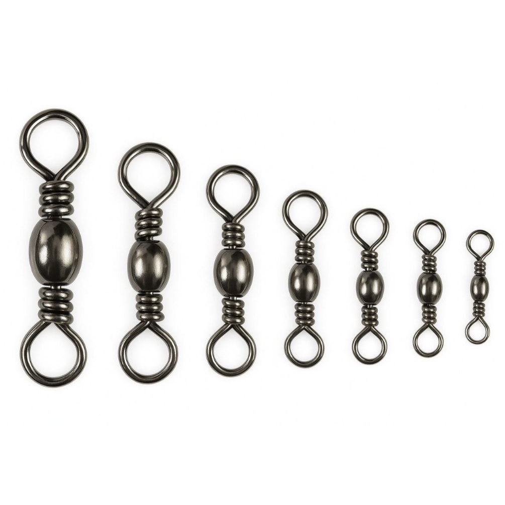 Girador de Pesca Black 10pcs Distorcedor Pesqueiro Tamba Pacu Castor Empate Rio Praia Traira Piranha