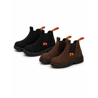 Bota de vaquejada infantil masculina Bota de São João Infantil Preta/Café Do 20 ao 32