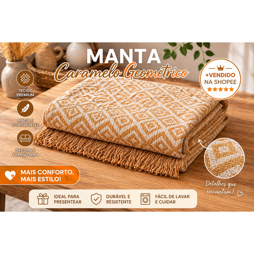 Manta para Sofá Luxo King Gigante 3m x1,8m Decorativa Premium Algodão Capa Protetora Elegante Grande