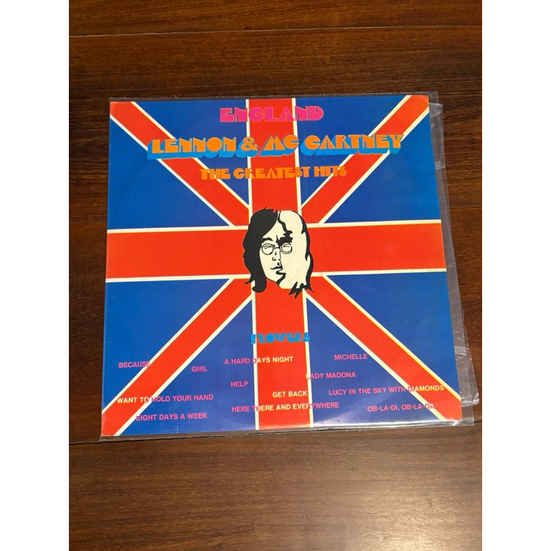 Lp John Lennon e Paul McCartney - England / Lennon & McCartney The Greatest Hits (1975)