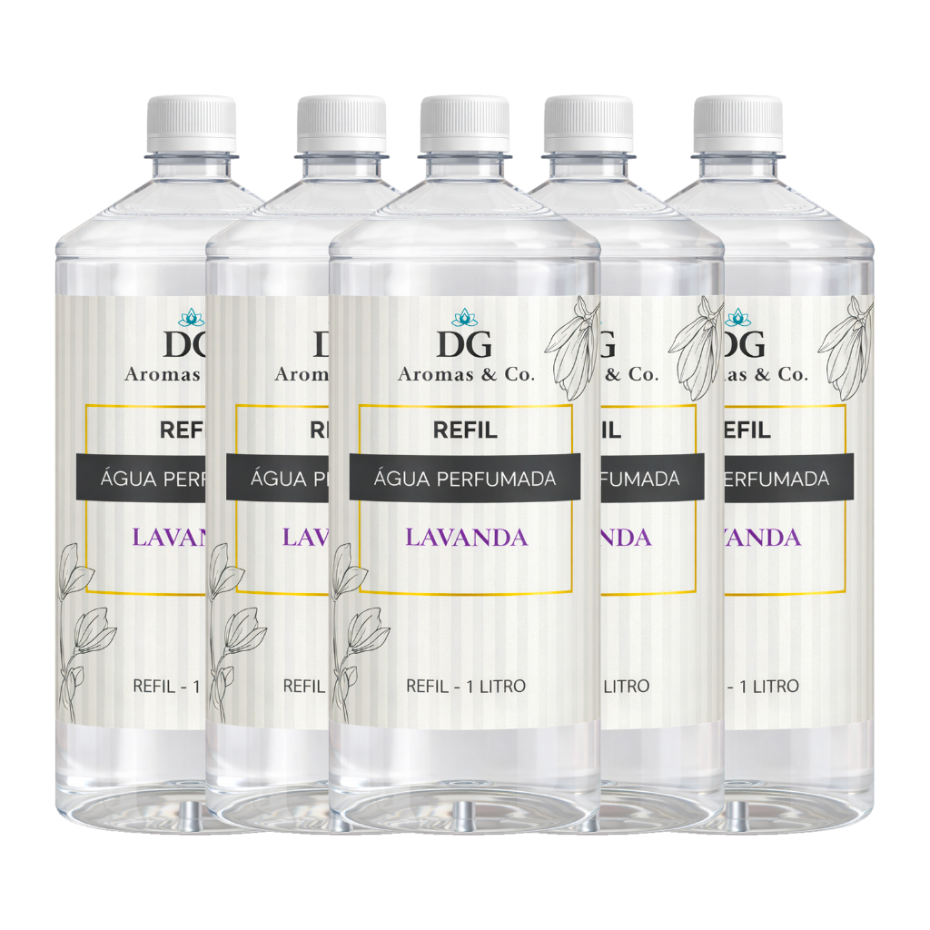 Água Perfumada Premium – Alta Fixação - 1 Litro – Água de Passar Roupas para Tecidos e Ambiente Aroma Sofisticado