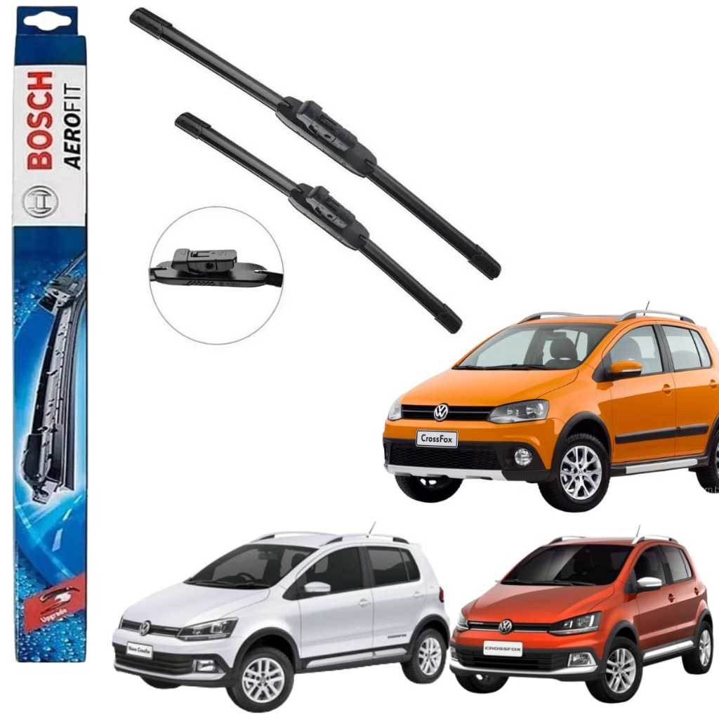 Limpador Palheta Parabrisa Bosch Vw Cross Fox 2013 A 2017