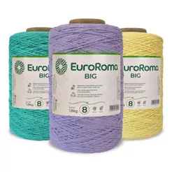 Barbante N°8 Big Cone Cores EuroRoma 1,8Kg