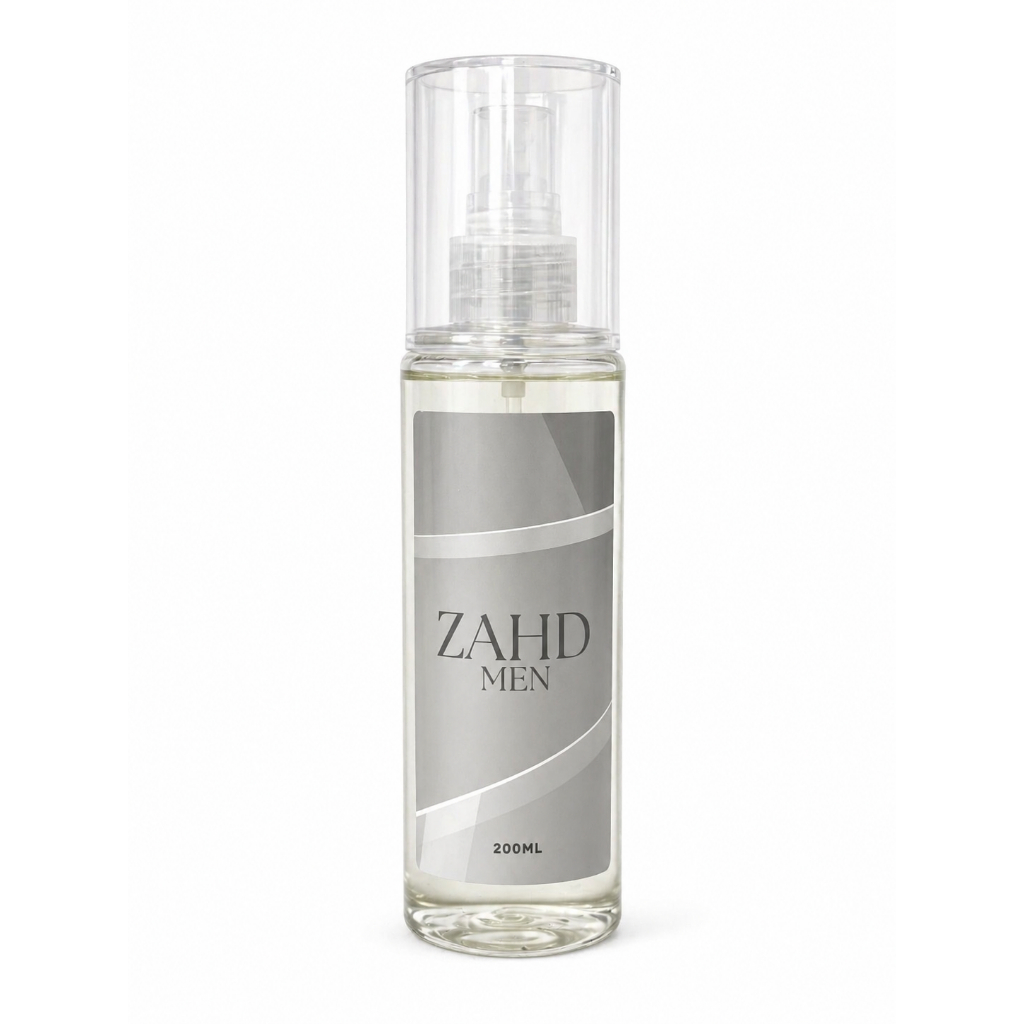 Body Spray Masculino ZAHD 200ml | Colônia Refrescante• Alta Fixação • Longa Duração