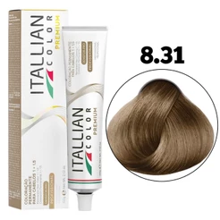 COLORAÇÃO ITALLIAN COLOR LOURO CLARO DOURADO CINZA 8.31 60G
