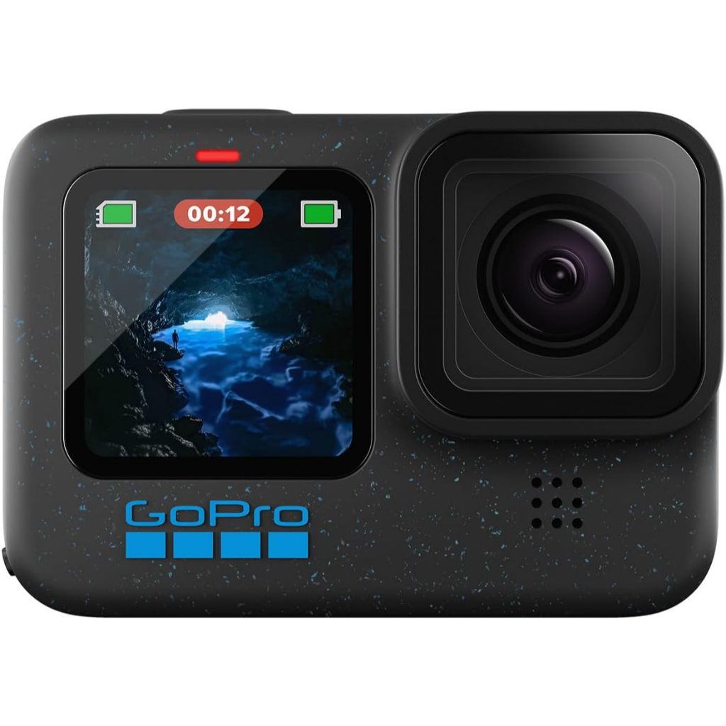 GoPro HERO12 BLACK - à Prova D'água com 5.3K60, 27MP, Vídeo + Foto HDR, HyperSmooth 6.0, Trava de horizonte 360°, Live