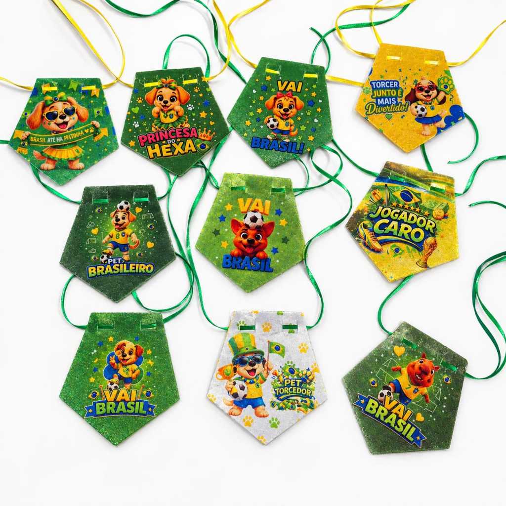 40 COPA HEXA PET Colarinho Pet Bandanas Pet Shop banho e tosa cães e gatos (s Laços ,s/ Gravatas )Mini Bandana Gargan