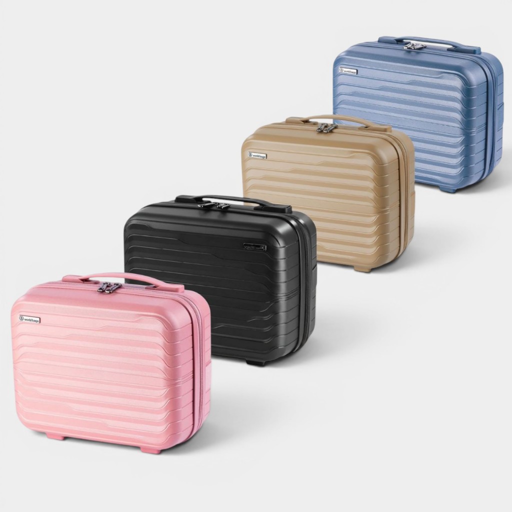 Frasqueira Maleta de Maquiagem Viagem Necessaire World Bags Reforçada Feminina Original