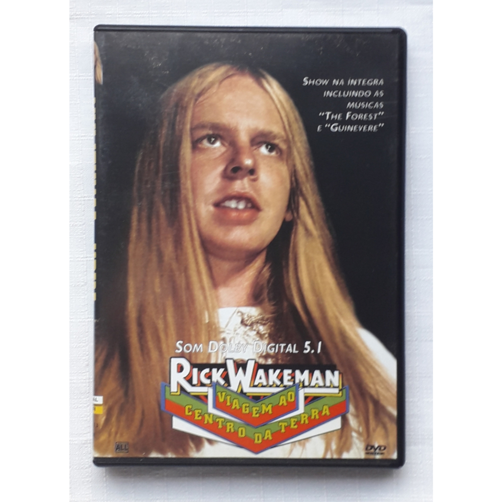 Dvd Rick Wakeman - Viagem ao Centro da Terra (original)