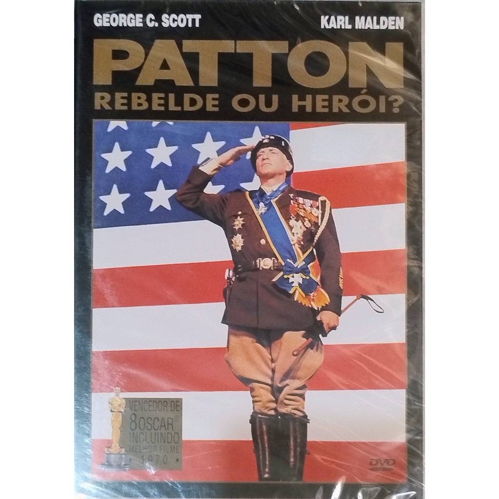 DVD Patton: Rebelde ou Herói? Duplo George C. Scott Lacrado