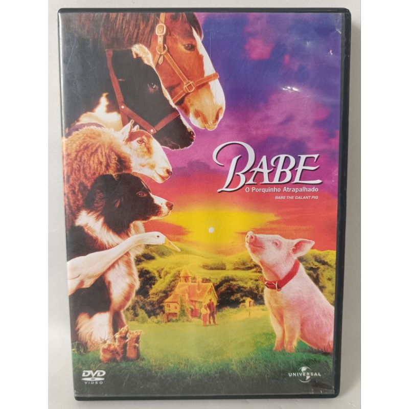 DVD Babe O Porquinho Atrapalhado Dublado filme ano 1995 raridade clássico colecionador