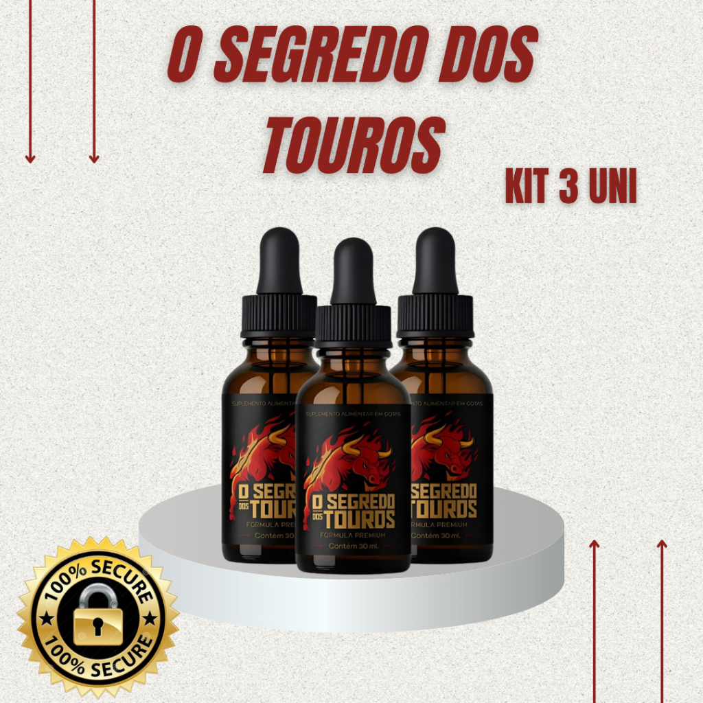 Mega Promoção O Segredo Dos Touros Original Mega Eficaz 30ML