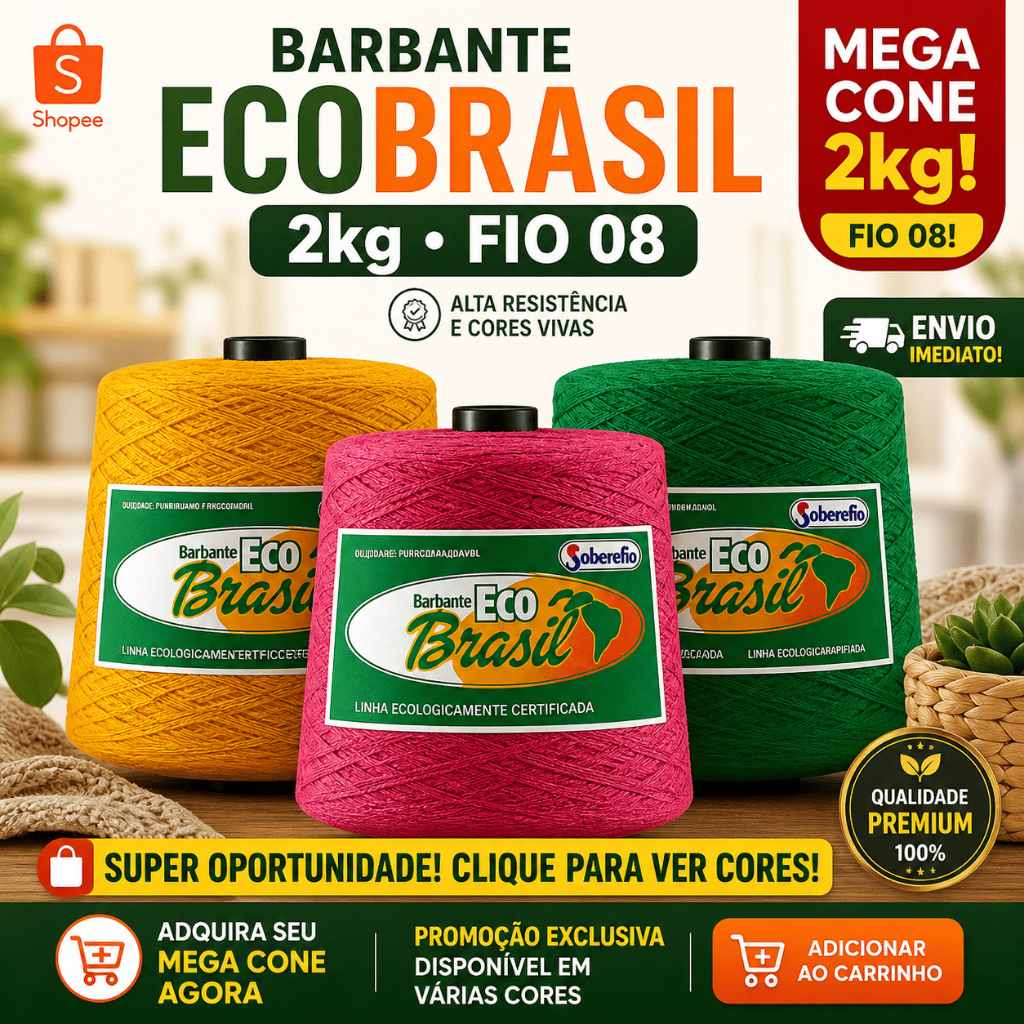 Barbante EcoBrasil 2kg FIO 08
