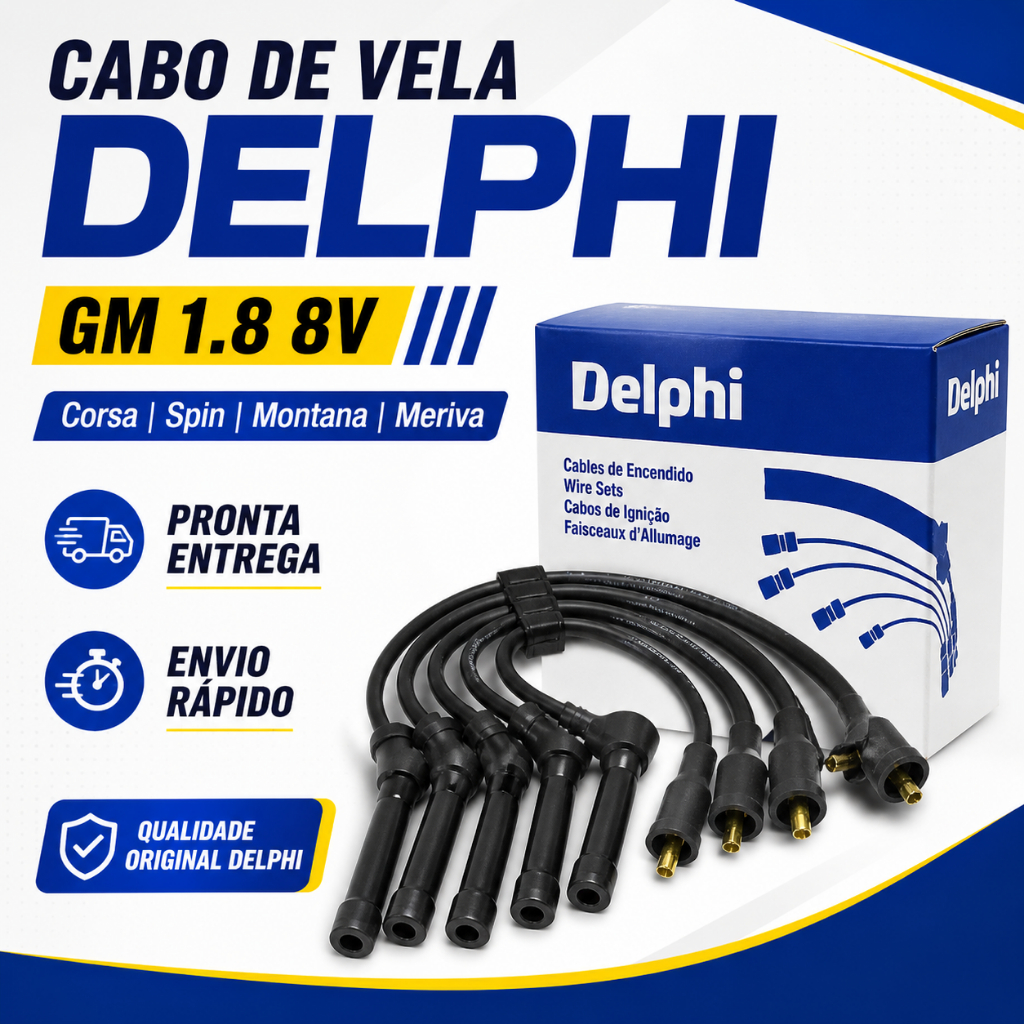 Cabo de Vela Delphi GM Corsa Spin Montana 1.8 8v
