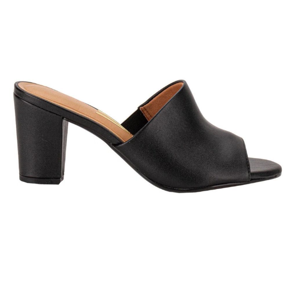 Tamanco Salto Feminino Vizzano Tamanco Social Salto Bloco Médio Elegante Estiloso Casual 6262.455
