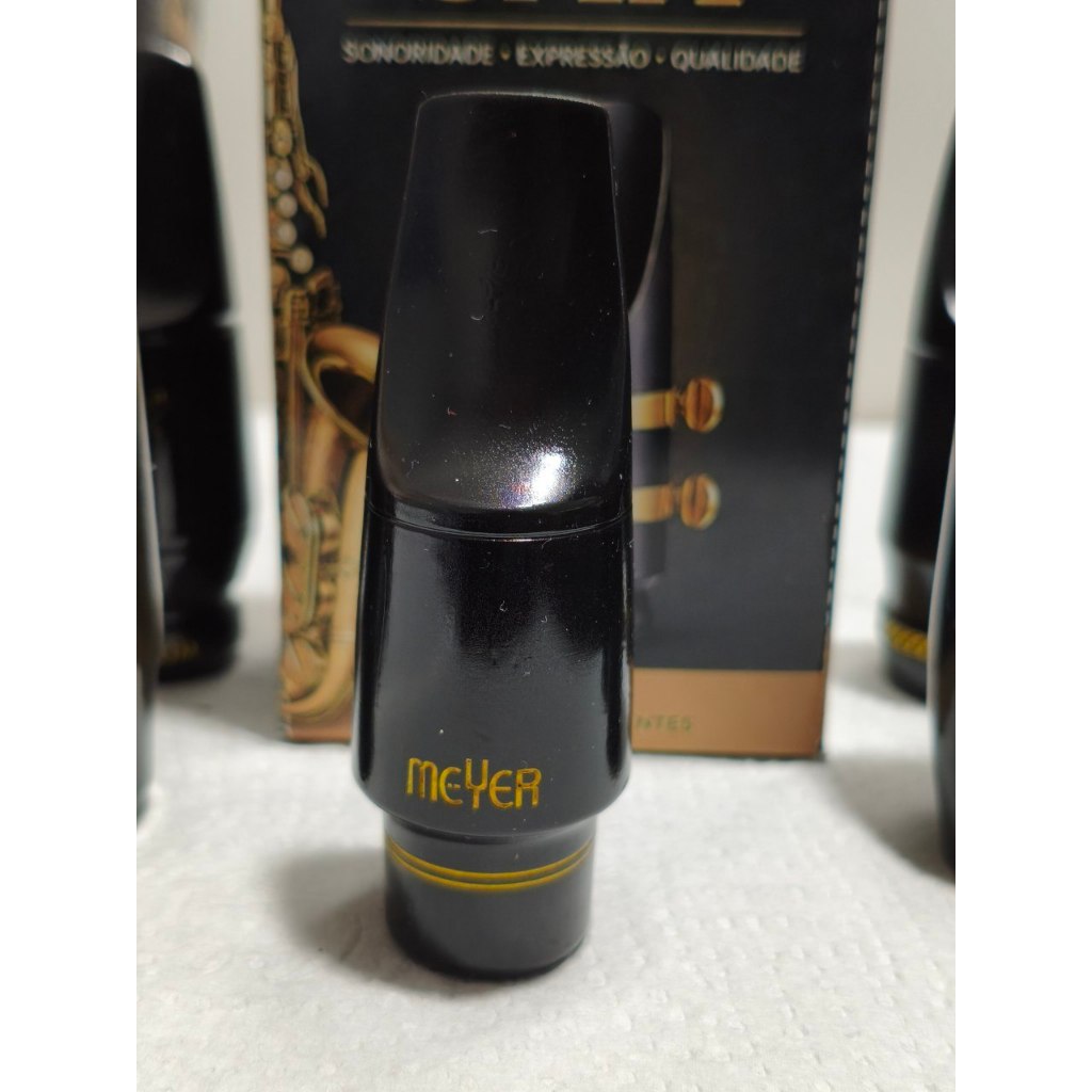 Boquilha Sax Alto Meyer Bros Premium 1.7 Som Vintage Jazz Blues Profissional Timbre Quente