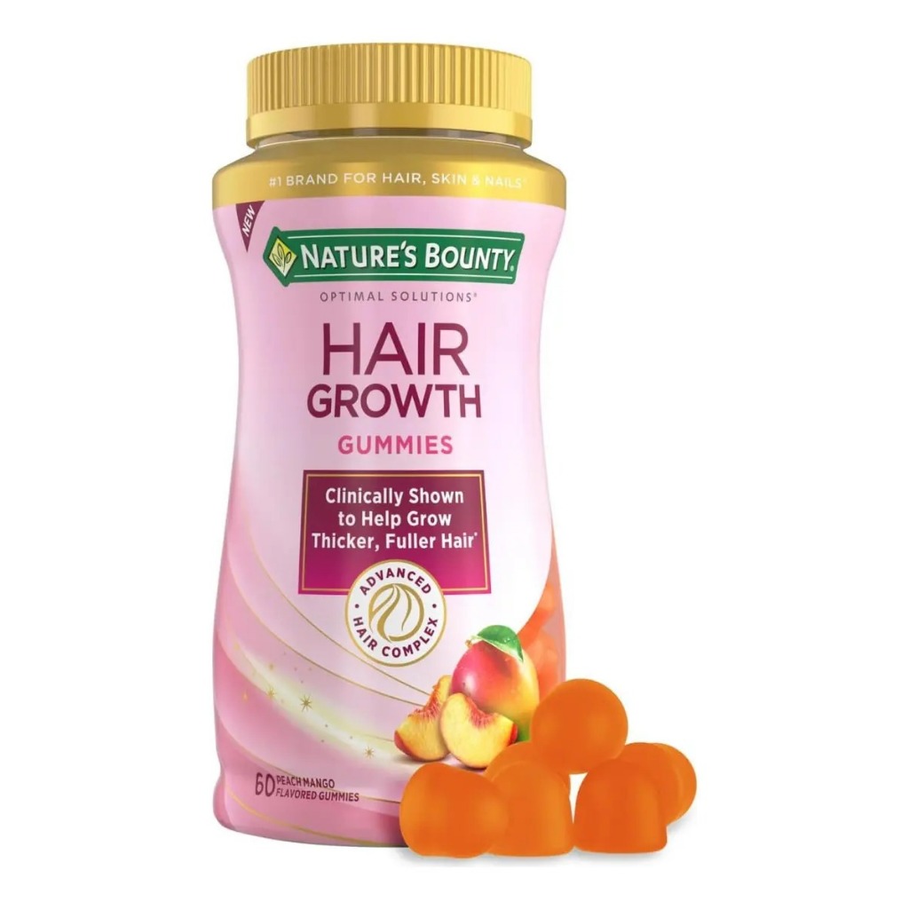 Nature's Bounty Hair Growth Gummies 60 Un