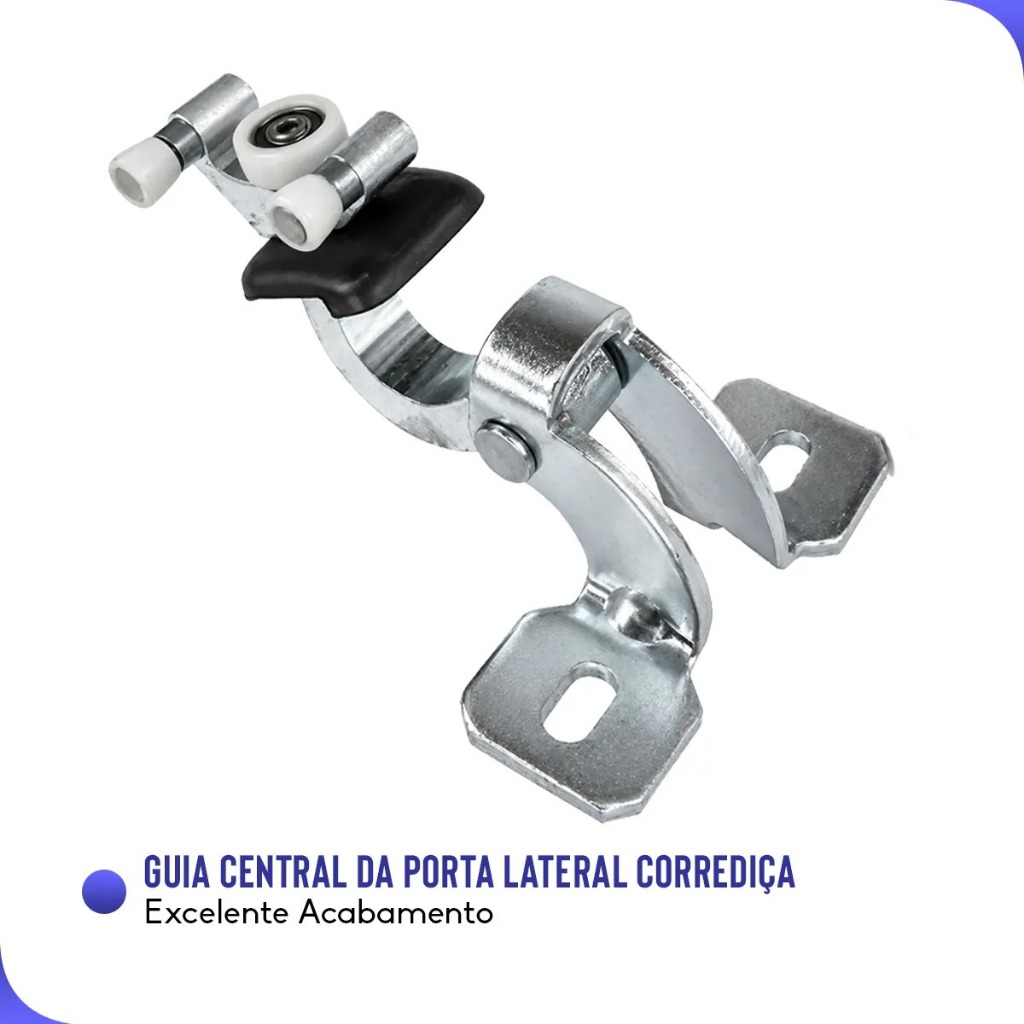 Guia Central Ducato 98 a 2016 Porta Lateral de Correr Corrediça — imagem 2 de 2